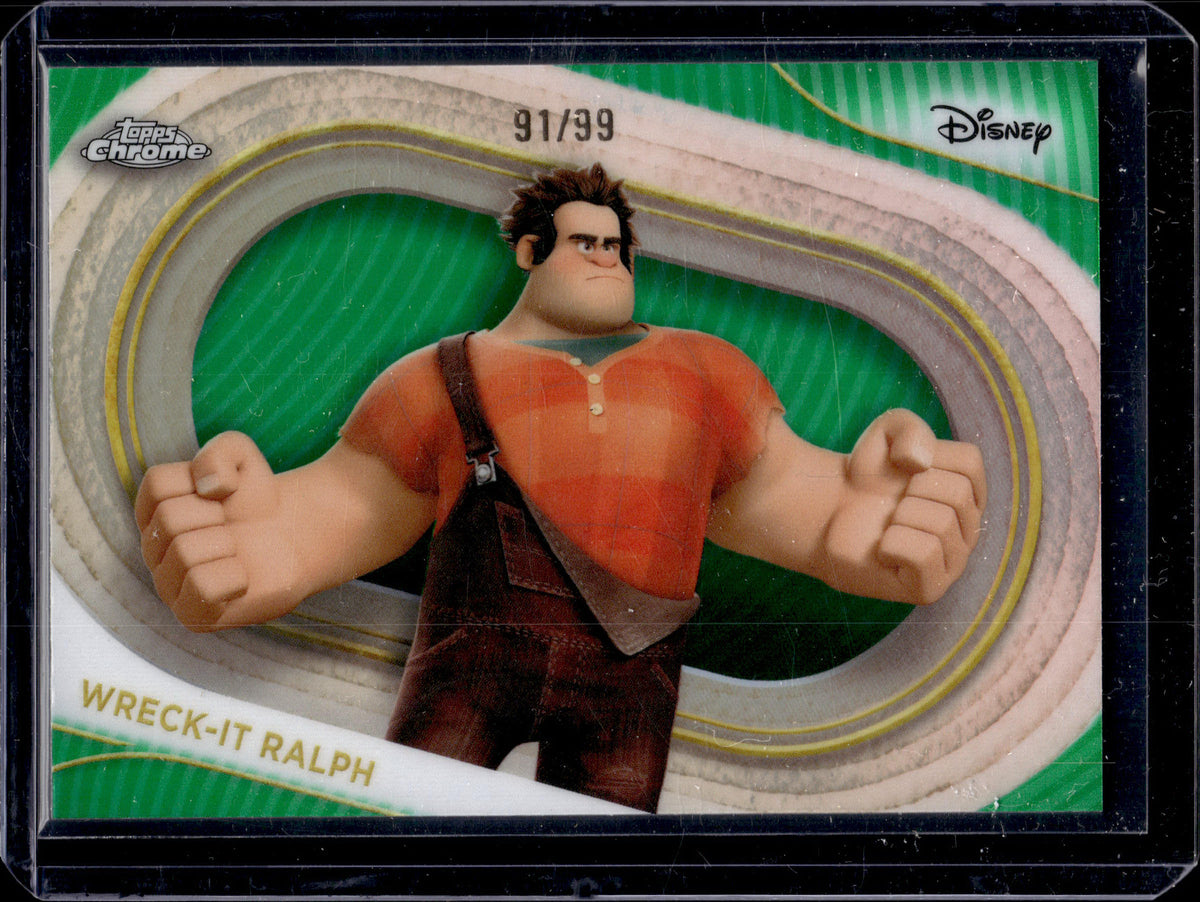 HL-P03 2025 Topps Chrome Disney Wreck-It Ralph Green /99 #65