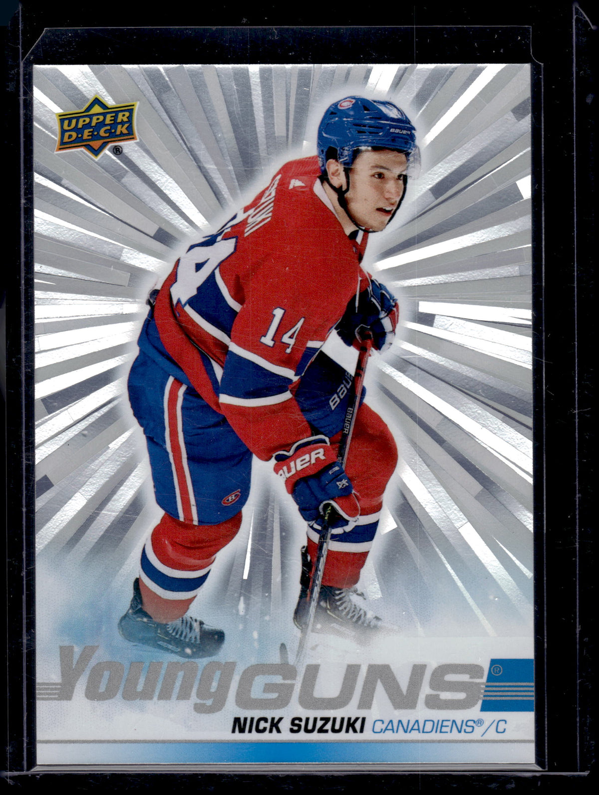 HL-P03 2024 Upper Deck Series 1 Young Guns Nick Suzuki #OR-4 Outburst Silver