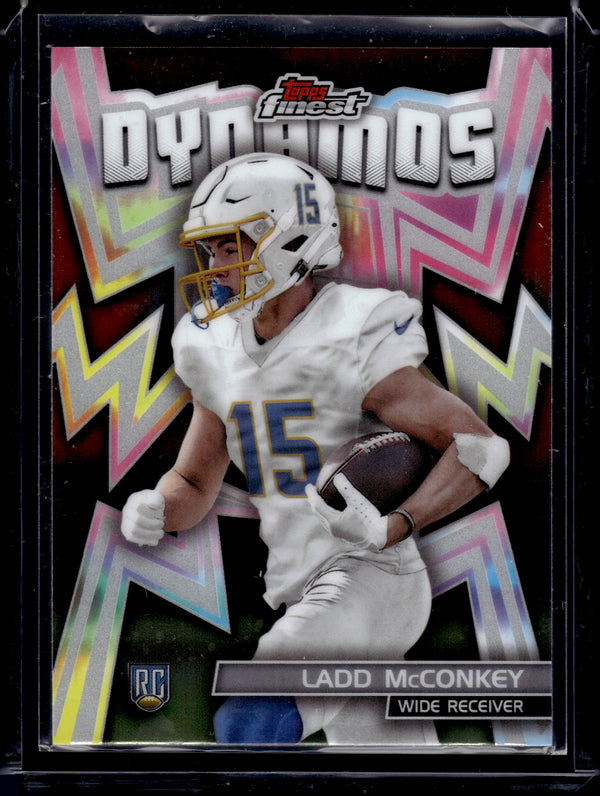 2024 Topps Finest Dynamos Ladd McConkey #DYN-11 RC