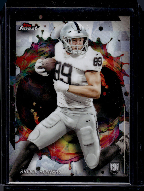 2024 Topps Finest Brock Bowers #282 Refractor RC