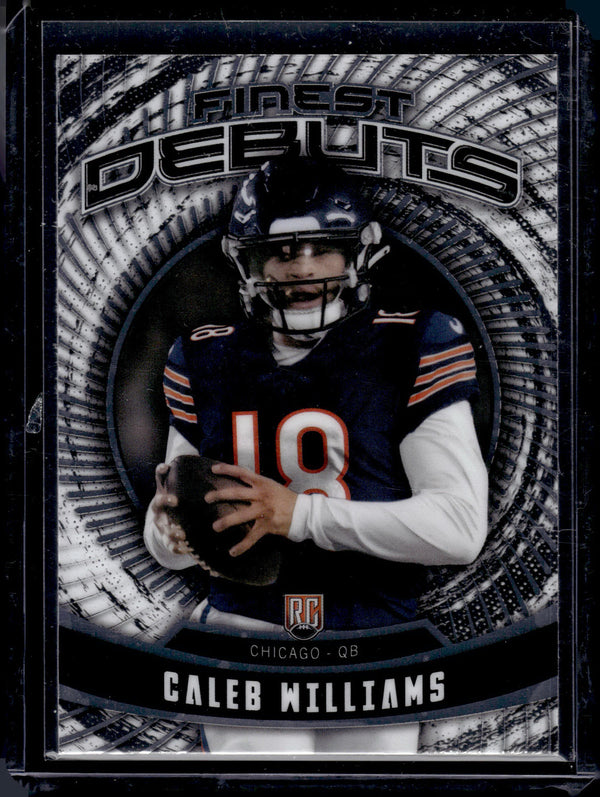 2024 Topps Finest Debuts Caleb Williams #D-2 Refractor RC
