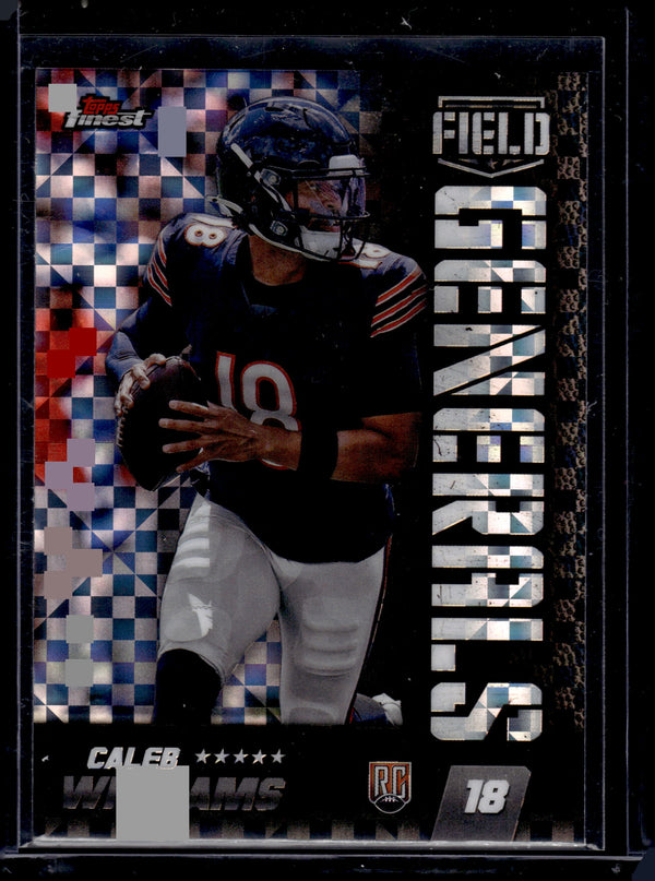 2024 Topps Finest Field Generals Caleb Williams #FG-19 X-Fractor RC