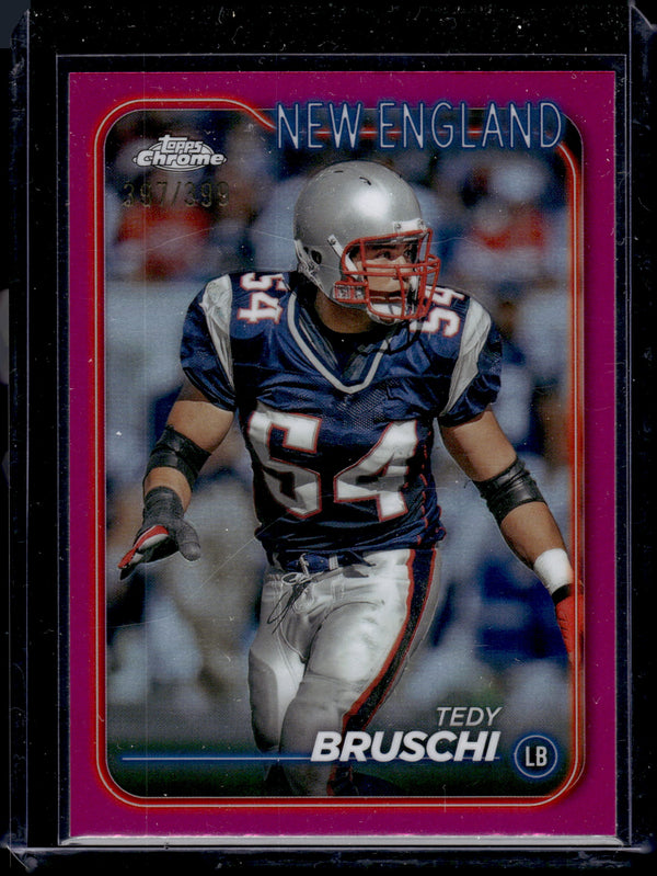 2024 Topps Chrome Tedy Bruschi #124 Magenta Refractor /399