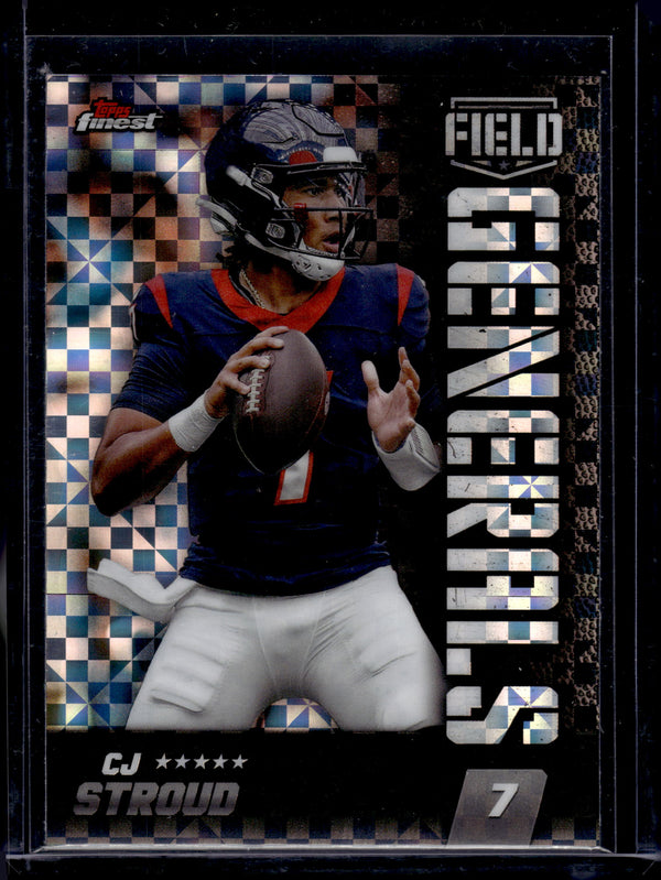 2024 Topps Finest Field Generals C.J. Stroud #FG-17 Checkerboard