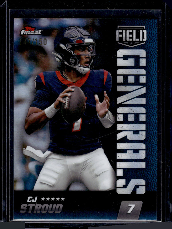 2024 Topps Finest Field Generals C.J. Stroud #FG-17 Sky Blue /150