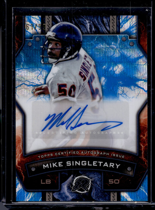 2025 Topps Resurgence Mike Singletary #RS-MS Blue Surge /99 Auto