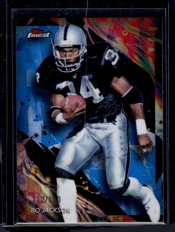 2024 Topps Finest Bo Jackson #142 Blue Refractor /150