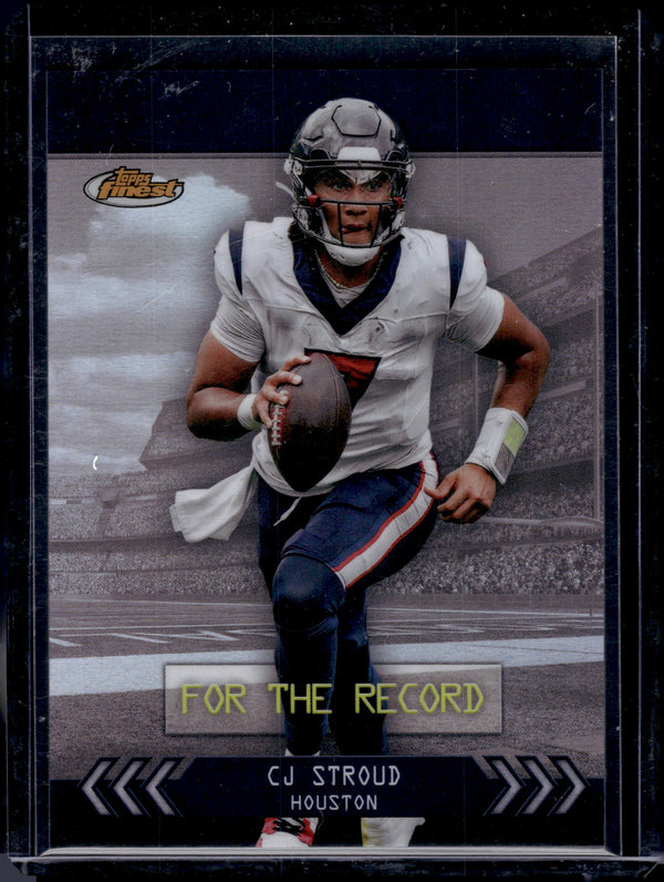 2024 Topps Finest For The Record C.J. Stroud #FTR-7