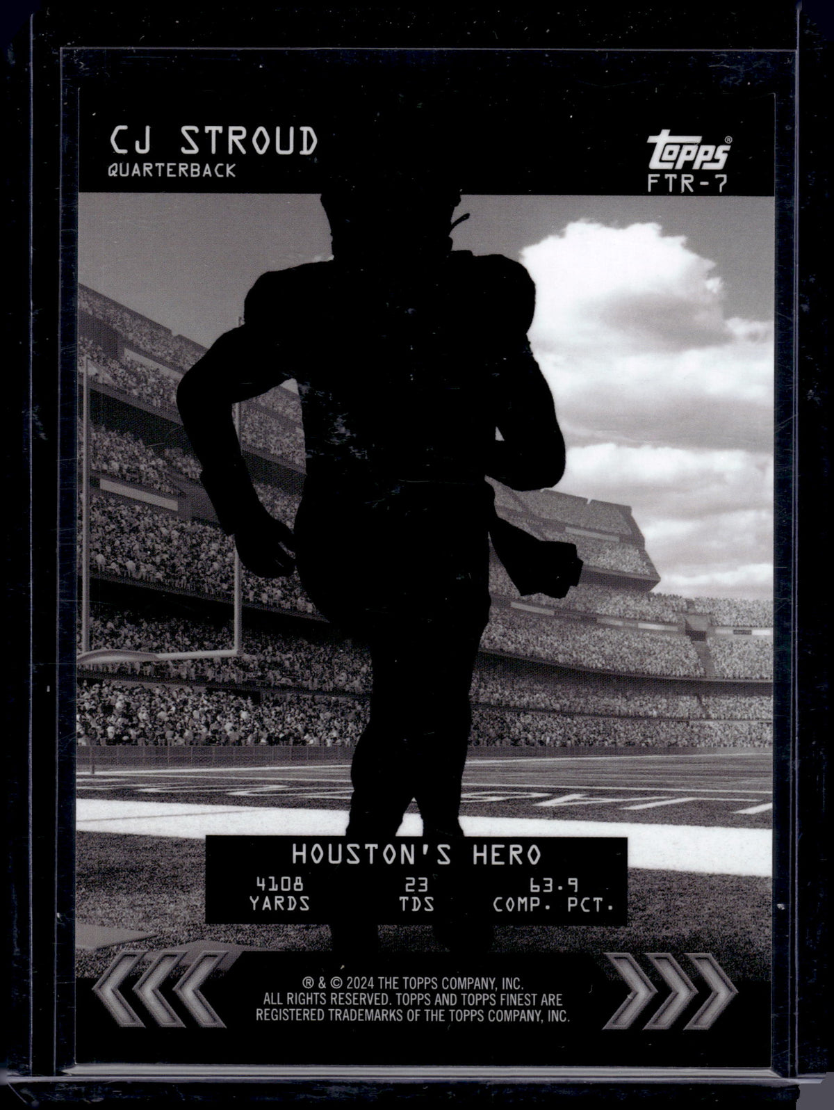2024 Topps Finest For The Record C.J. Stroud #FTR-7