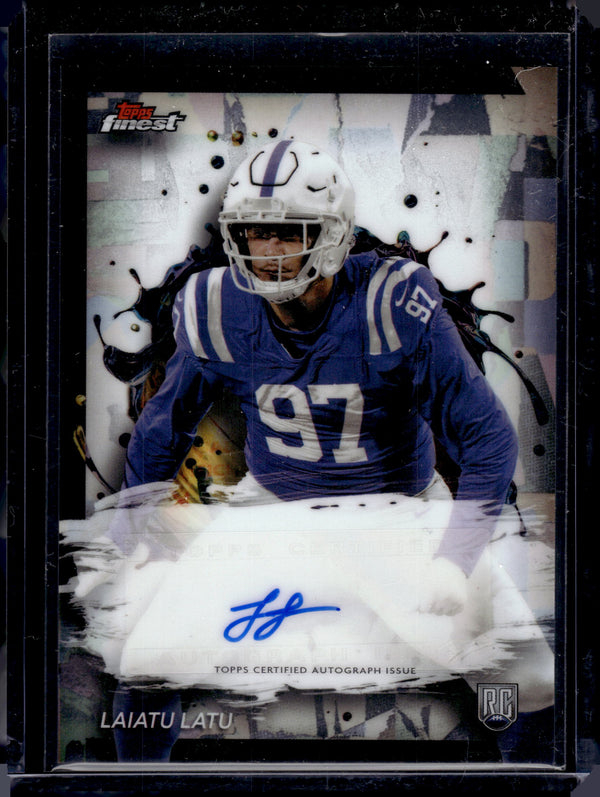 2024 Topps Finest Laiatu Latu #RFA-LL Auto RC