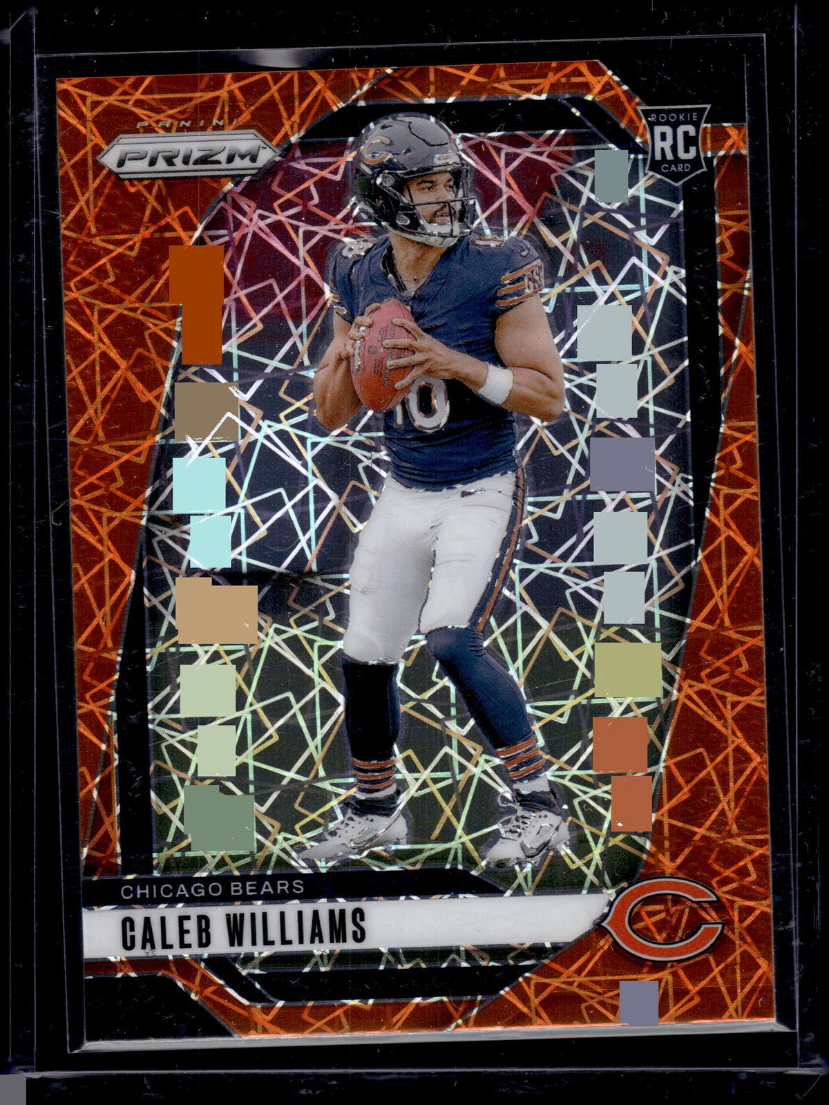 HL-P05 2024 Panini Prizm Football Caleb Williams #301 Orange Lazer RC