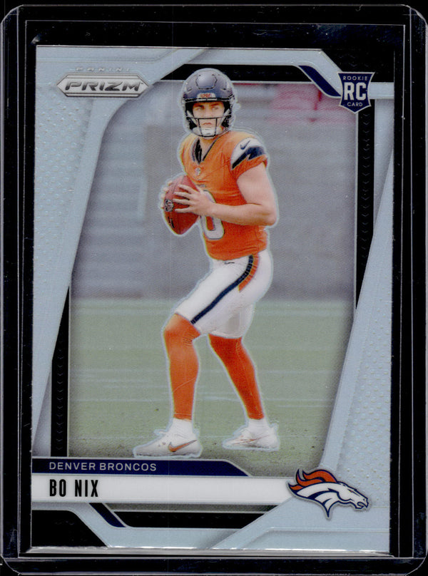 2024 Panini Prizm Bo Nix #309 Silver RC