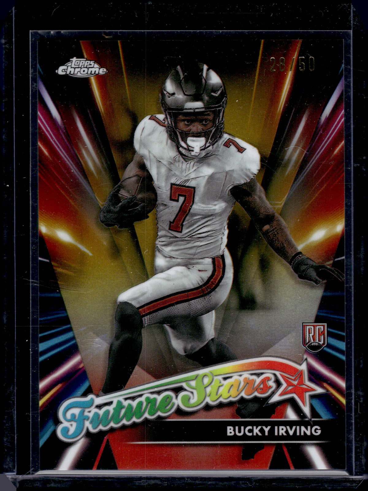 HL-P05 2024 Topps Chrome Future Stars Bucky Irving #FS-19 Gold /50 RC