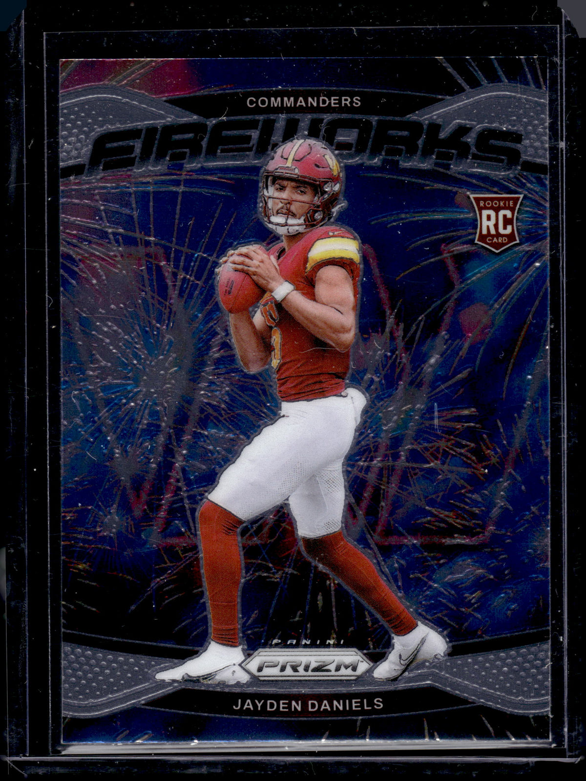 HL-P05 2024 Panini Prizm Fireworks Jayden Daniels #24 RC