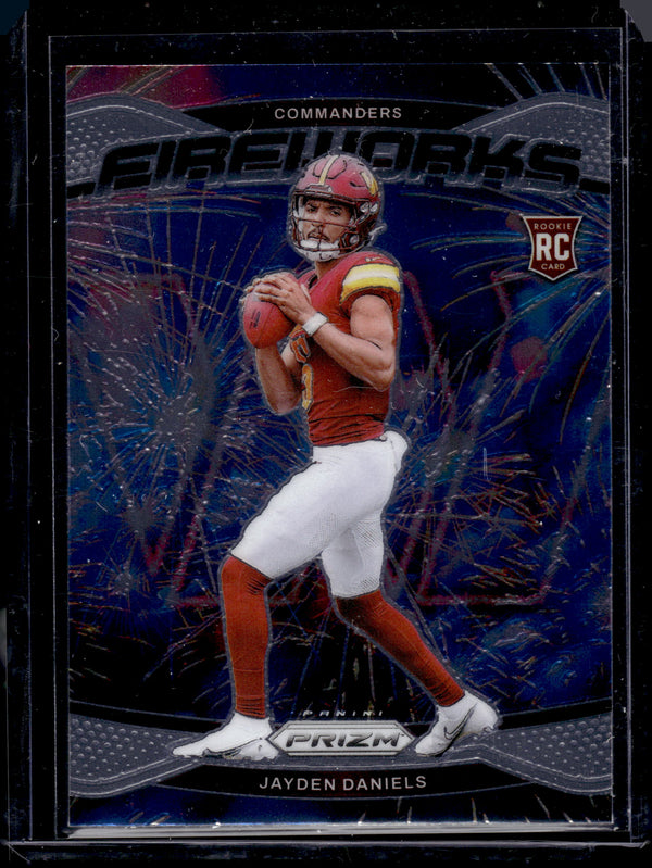 2024 Panini Prizm Fireworks Jayden Daniels #24 RC