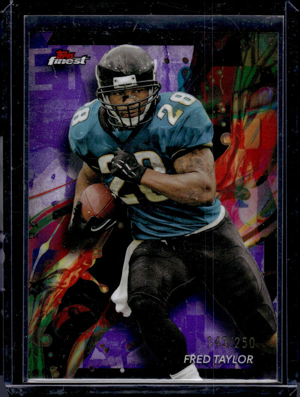 2024 Topps Finest Fred Taylor #36 Purple Refractor /250