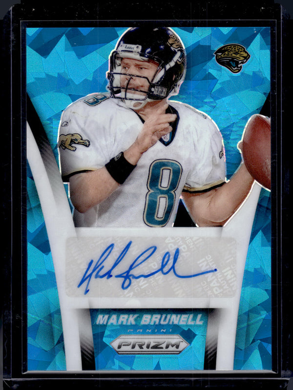 2024 Panini Prizm Mark Brunell #FBA-MBL Blue Ice /99 Auto