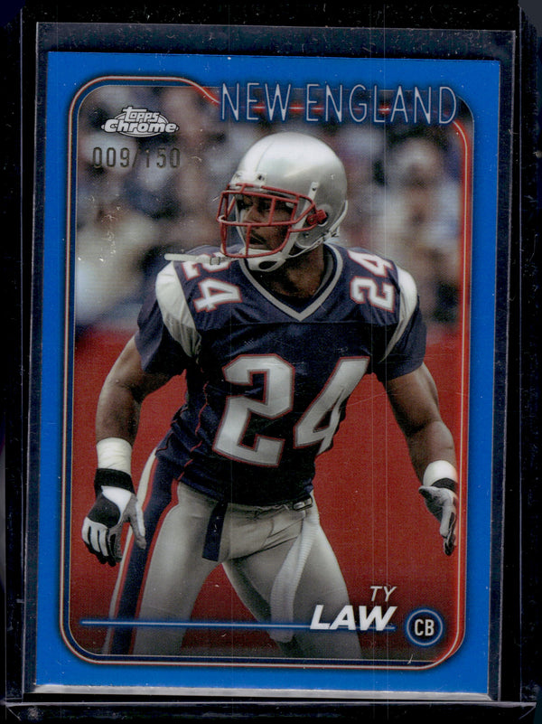 2024 Topps Chrome Ty Law #123 Blue Refractor /150