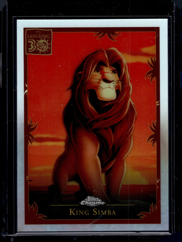 2024 Topps Chrome Disney Lion King 30th Anniversary King Simba #LK-10