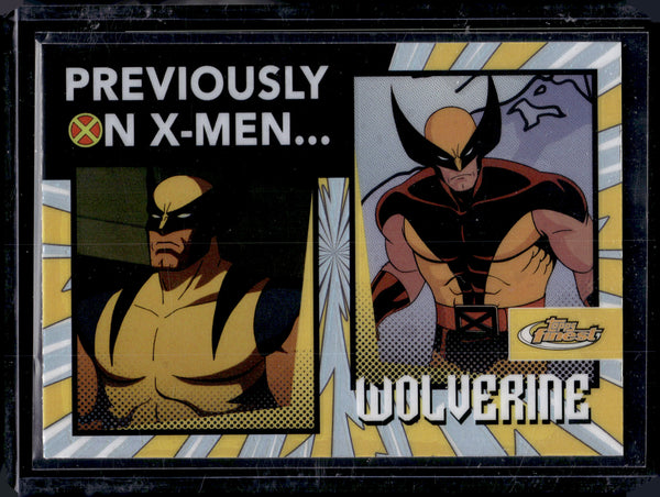 2025 Topps Finest Marvel Wolverine Previously on X-Men #PO-3