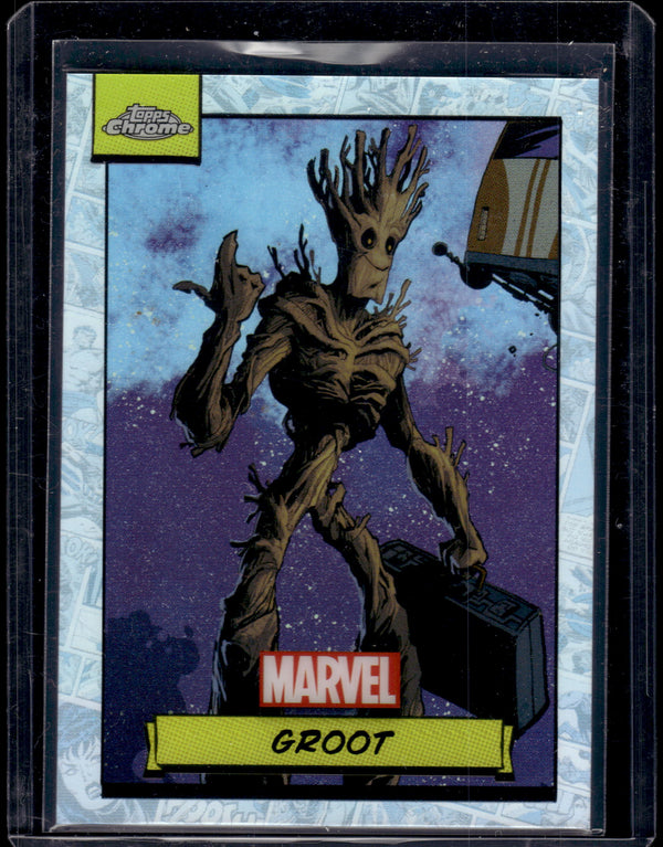 2024 Topps Chrome Marvel Groot Refractor #70