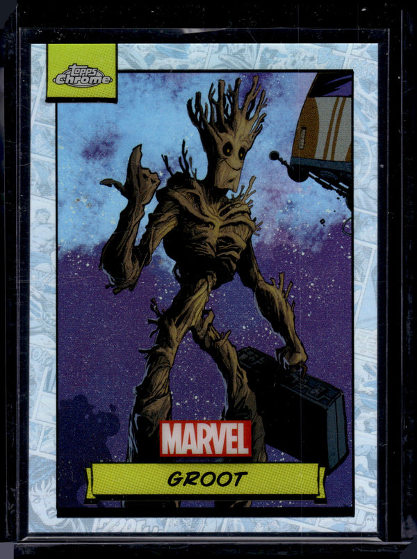 2024 Topps Chrome Marvel Groot Refractor #70