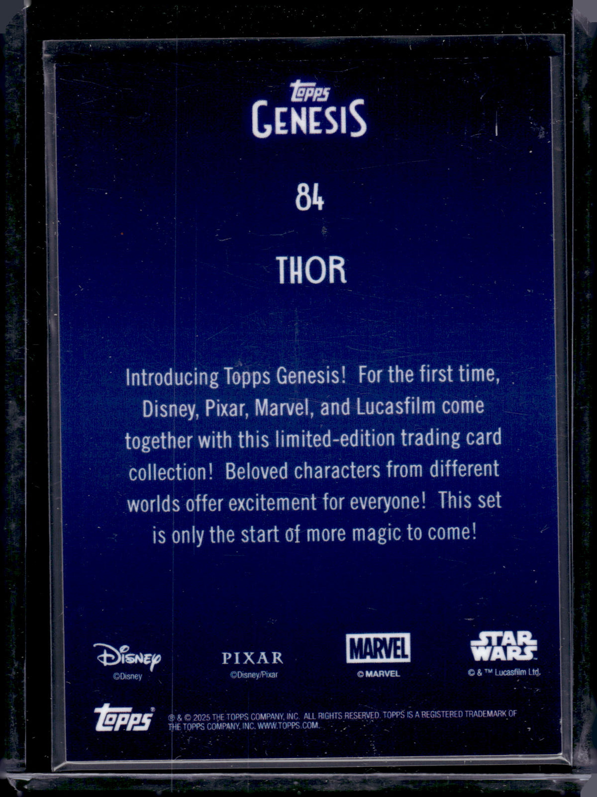 HL-P05 2025 Topps Genesis Marvel Thor Gold /50 #84