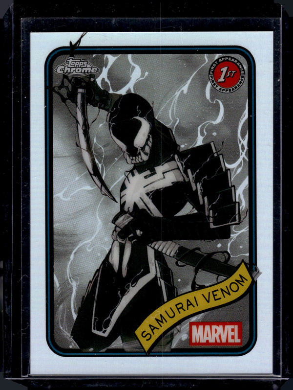 2025 Topps Chrome Marvel Samurai Venom 1st Appearance Refractor #127