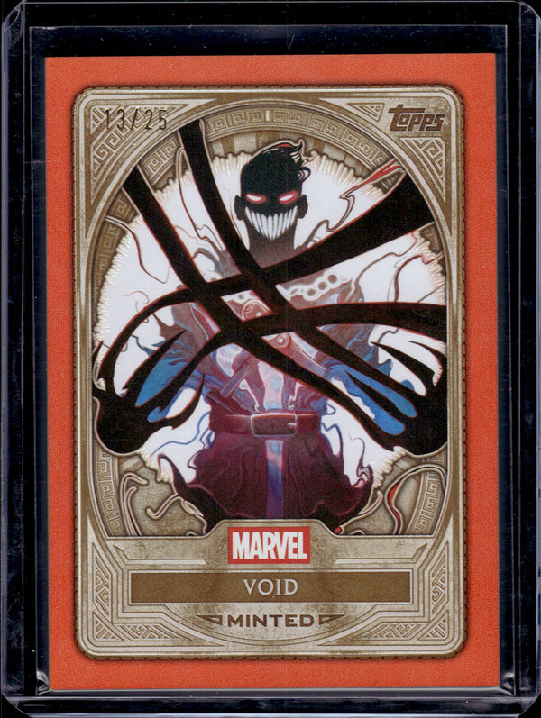 2025 Topps Marvel Mint Void Orange Foil Bronze /25 #38