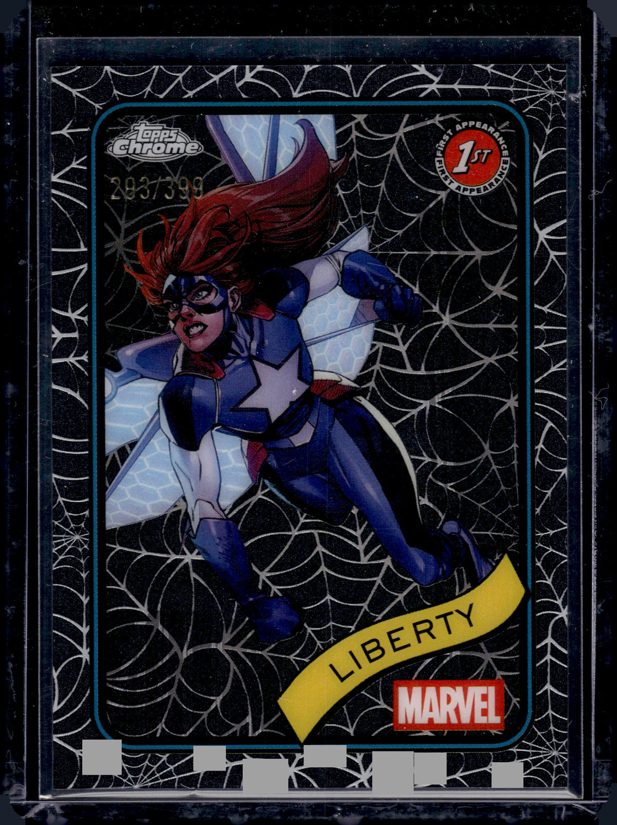 HL-P05 2025 Topps Chrome Marvel Liberty Spider-Web Refractor /399 #198