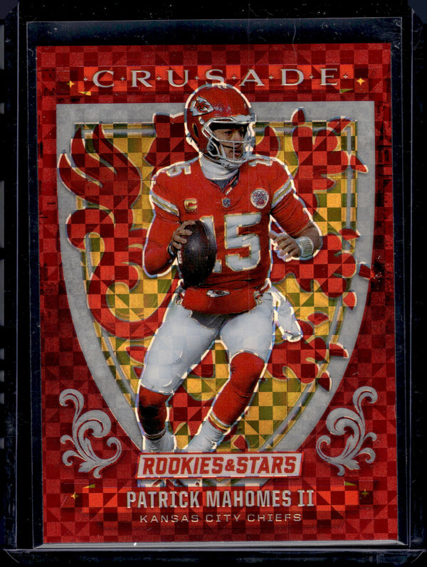 2025 Panini Rookies & Stars Crusade Prizm Patrick Mahomes II #1 Red