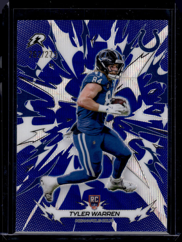 2026 Topps Resurgence Tyler Warren #140 Blue Surge /275 RC