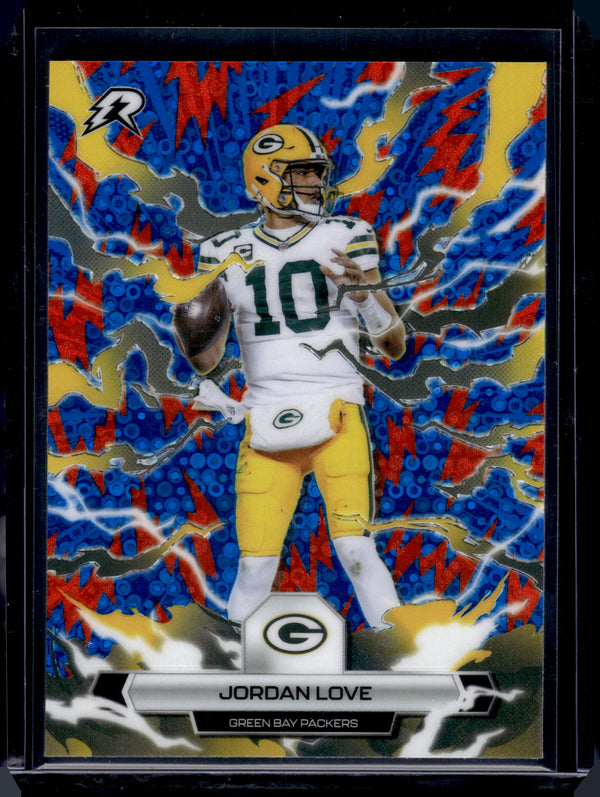 2026 Topps Resurgence Jordan Love #35 Orange Blue Surge