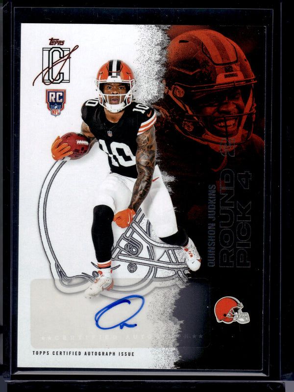 2025 Topps Signature Class Quinshon Judkins #115 Auto RC