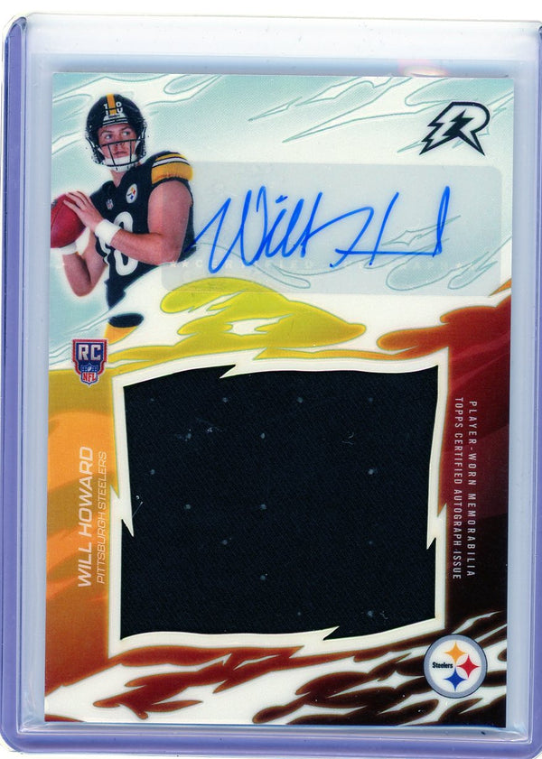 2026 Topps Resurgence Will Howard #RRS-WH Player-Worn Memorabilia Topps Certified Autograph Issue RC