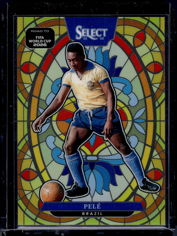 2026 Panini Select FIFA World Cup Pelé #25 Stained Glass