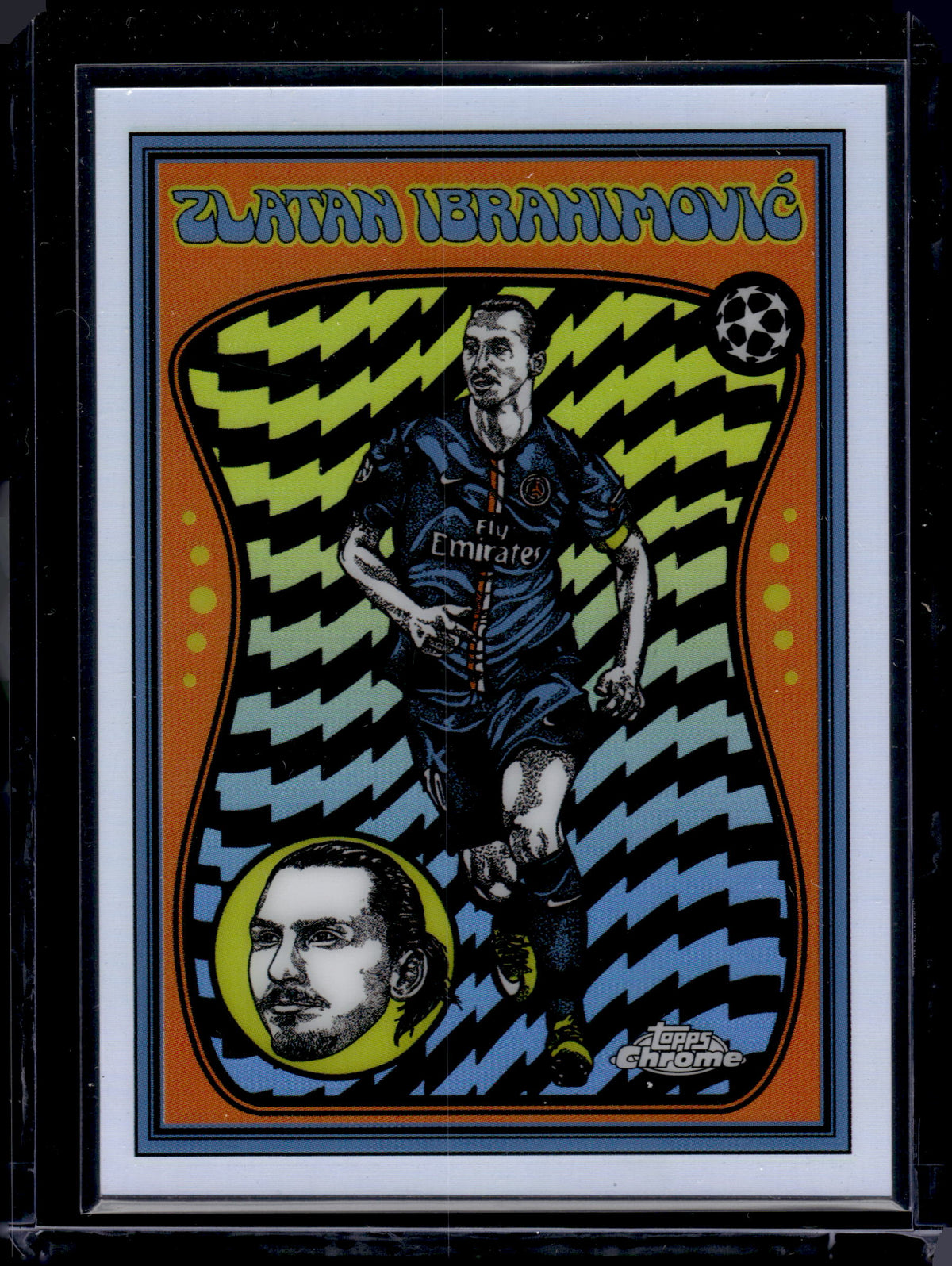 HL-INV 2026 Topps Chrome Ultra Violet Zlatan Ibrahimović #UV-17 Refractor