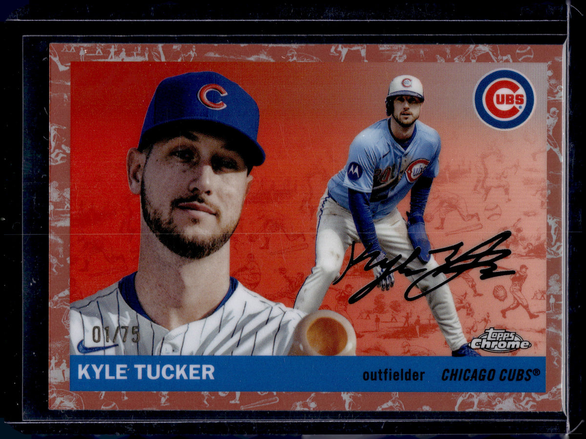 HL-INV 2025 Topps Chrome Platinum Kyle Tucker #91 Rose Toile Refractor /75