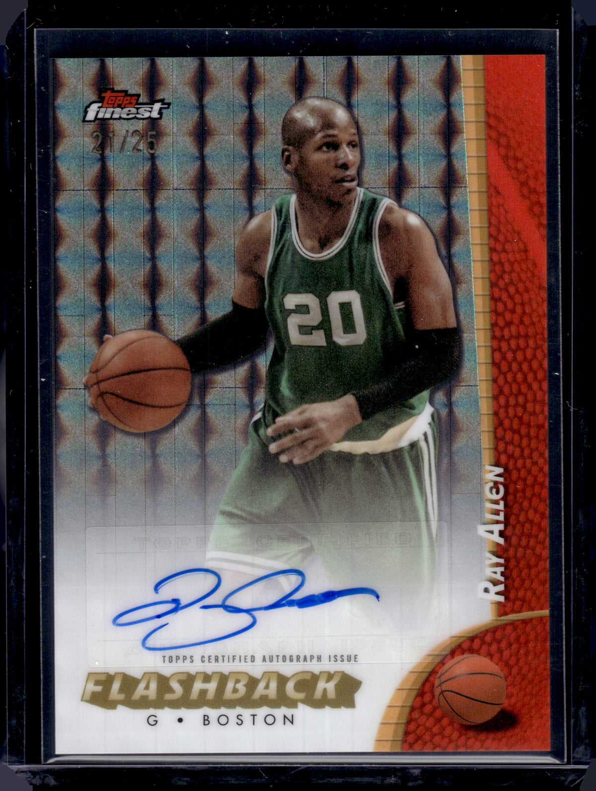 HL-INV 2025 Topps Finest Ray Allen #FBA-RA /25