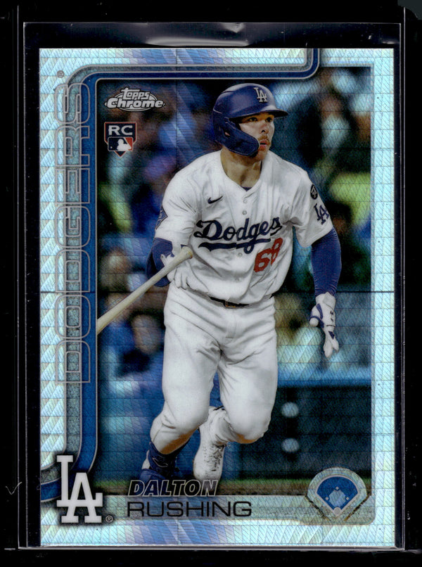 2025 Topps Chrome Update Series Dalton Rushing #USC129 Prism RC