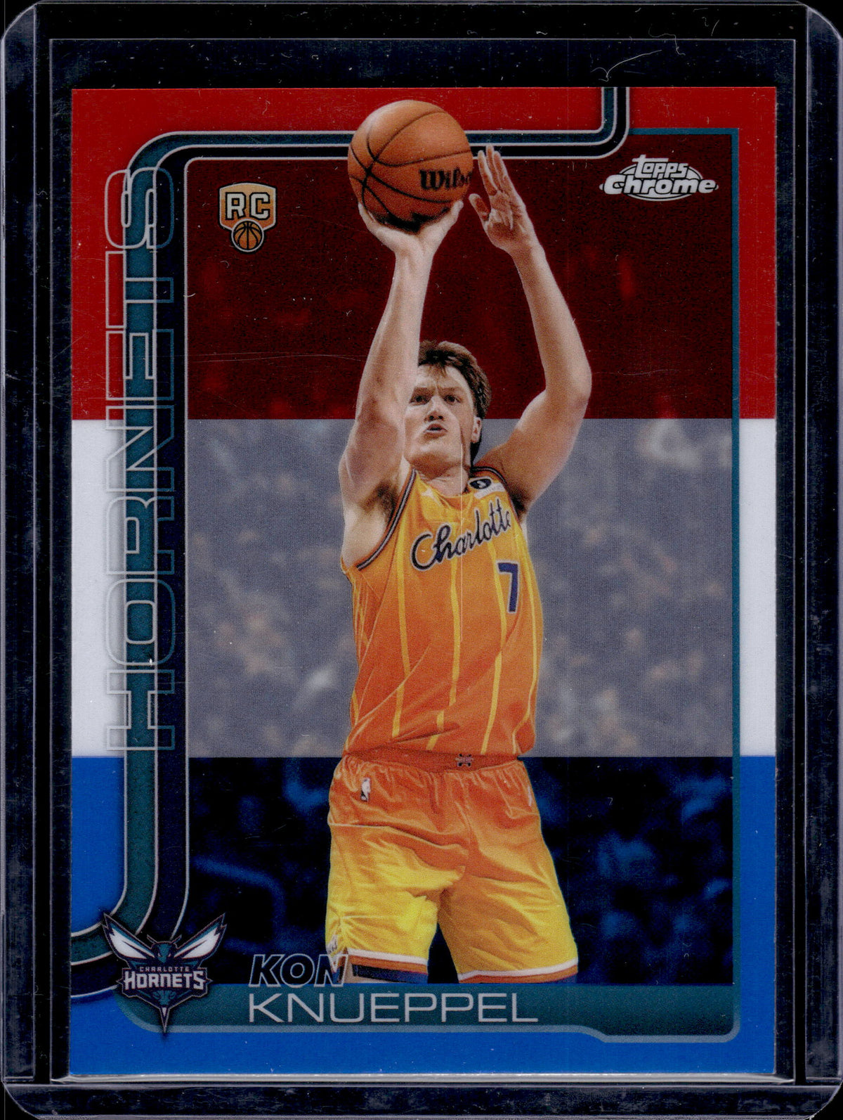 HL-INV 2026 Topps Chrome Kon Knueppel #154 Red White Blue RC