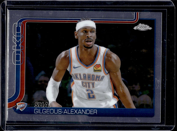 2025 Topps Chrome Shai Gilgeous-Alexander #141