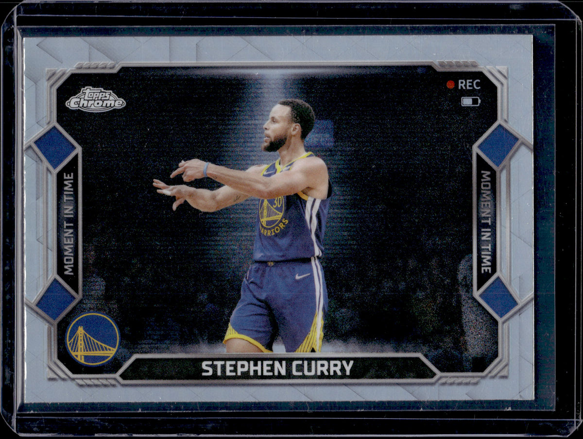 HL-INV 2026 Topps Chrome Moment in Time Stephen Curry #MT-2 Refractor