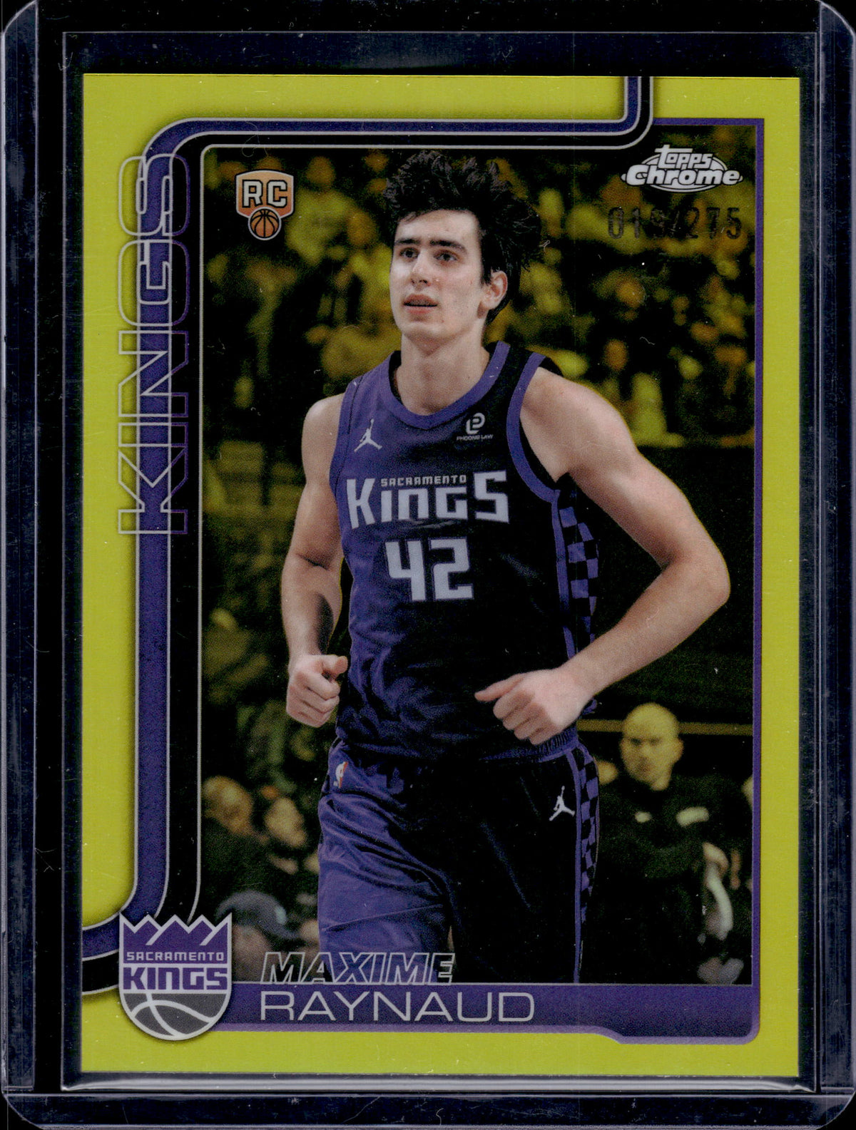 HL-INV 2026 Topps Chrome Maxime Raynaud #193 Yellow Refractor /275 RC