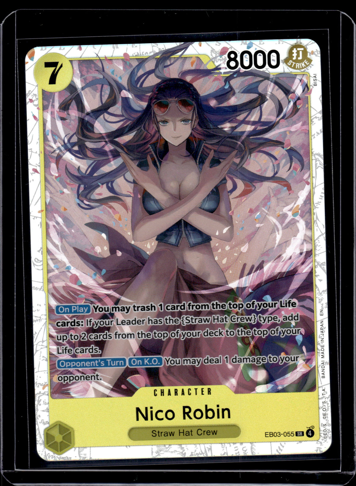 HL-INV Bandai One Piece Extra Booster Memorial Collection Nico Robin #EB03-055