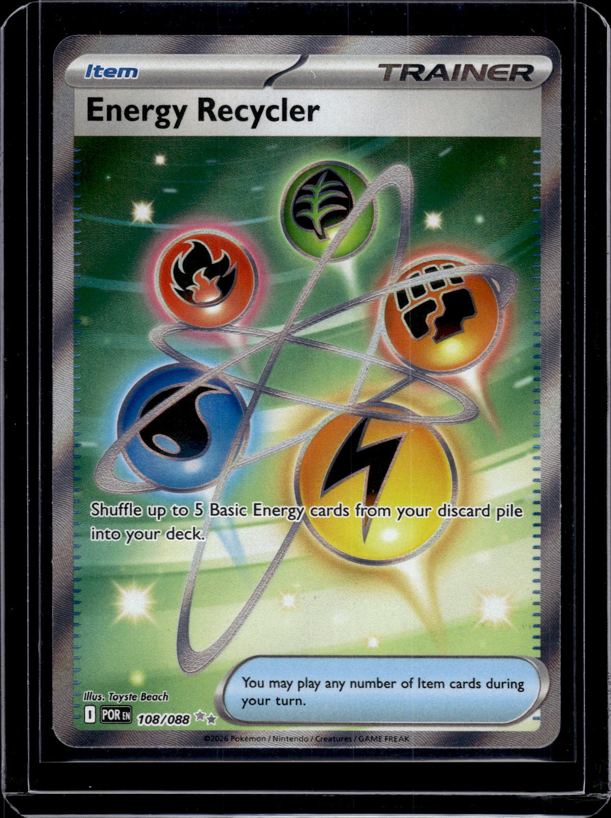 HL-INV Pokemon Mega Evolution – Perfect Order Energy Recycler Holo SR #108/088
