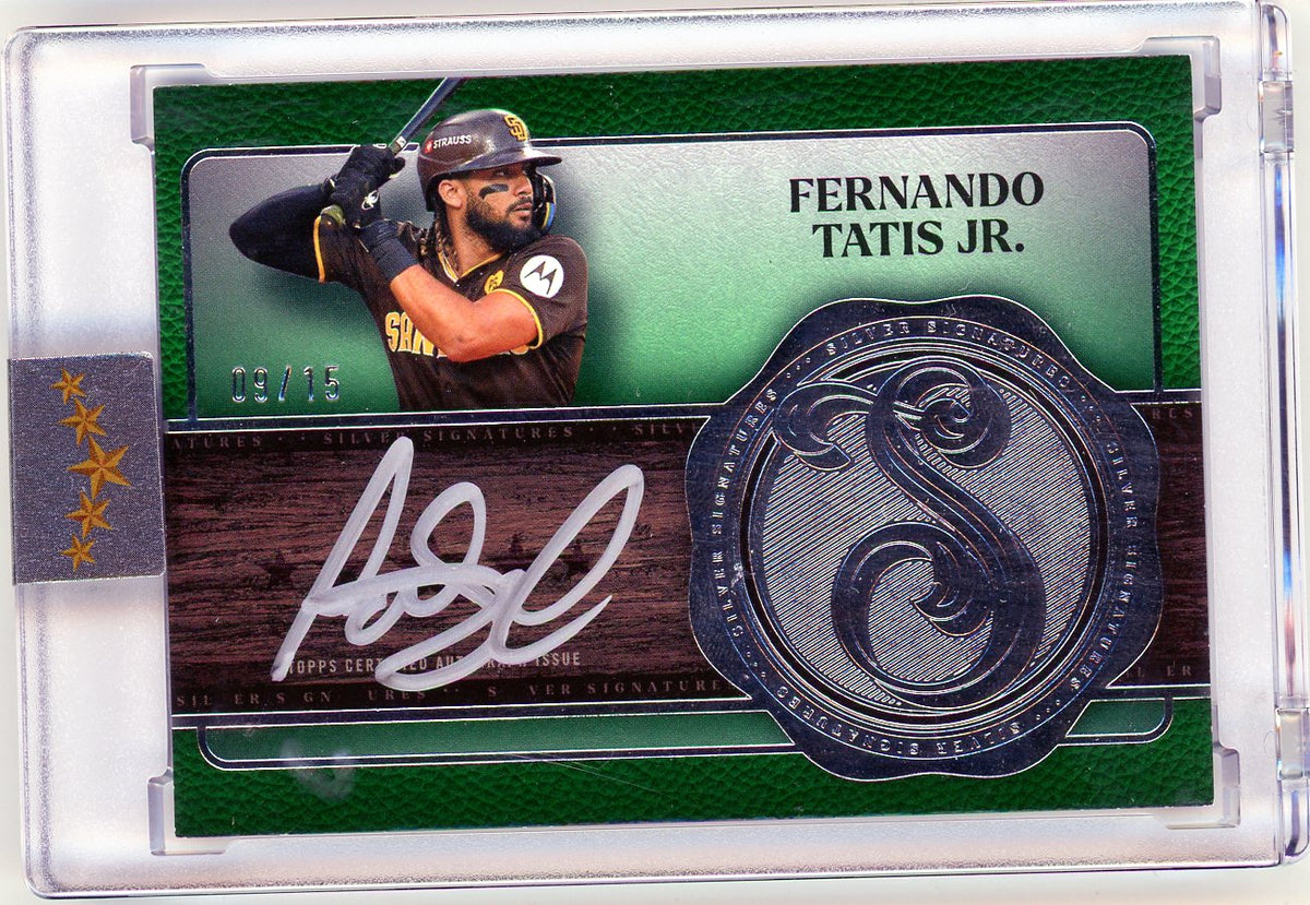 HL-P03 2025 Topps Five Star Silver Sign. Fernando Tatis Jr. #FSS-FT Green /15