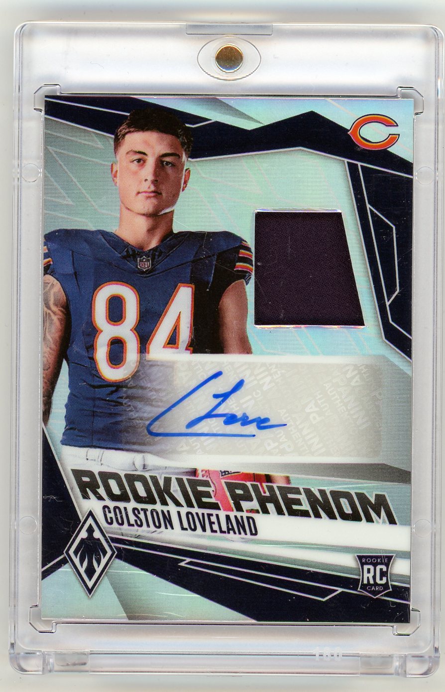 2025 Panini Phoenix Rookie Phenom Colston Loveland #RPJ-CLD /149 Auto RC
