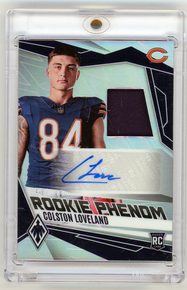 2025 Panini Phoenix Rookie Phenom Colston Loveland #RPJ-CLD /149 Auto RC