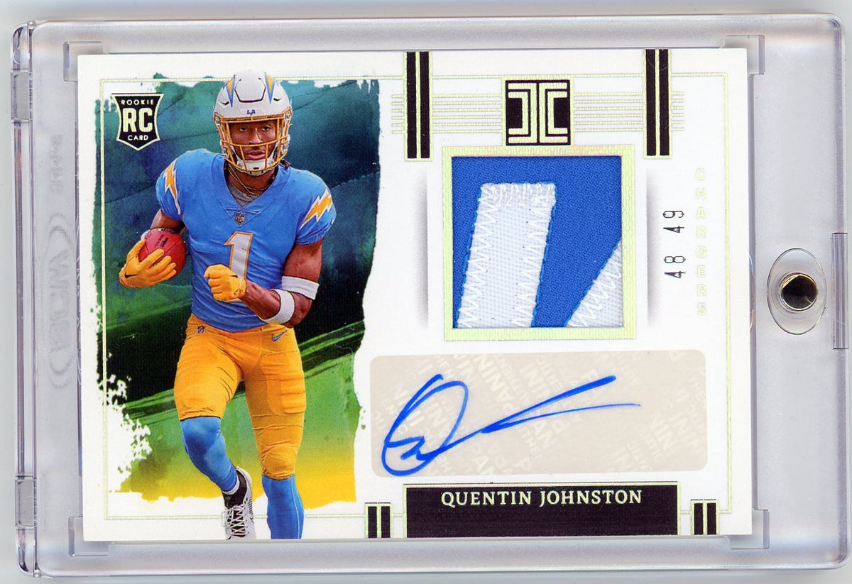 2023 Panini Impeccable Quentin Johnston #RPA-QJ /49 Auto RC